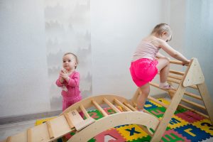 Радуга-качалка с прямыми рейками